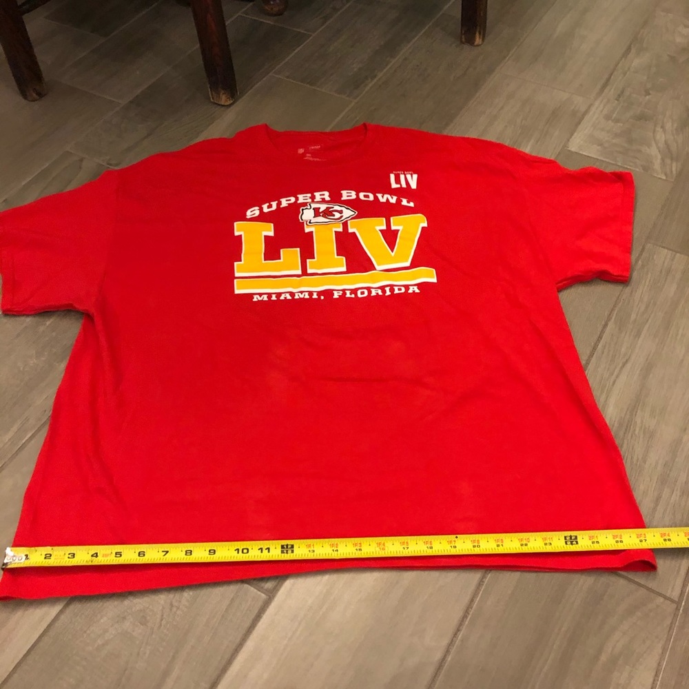 Kansas City Super Bowl Red T-Shirt EC 3XL